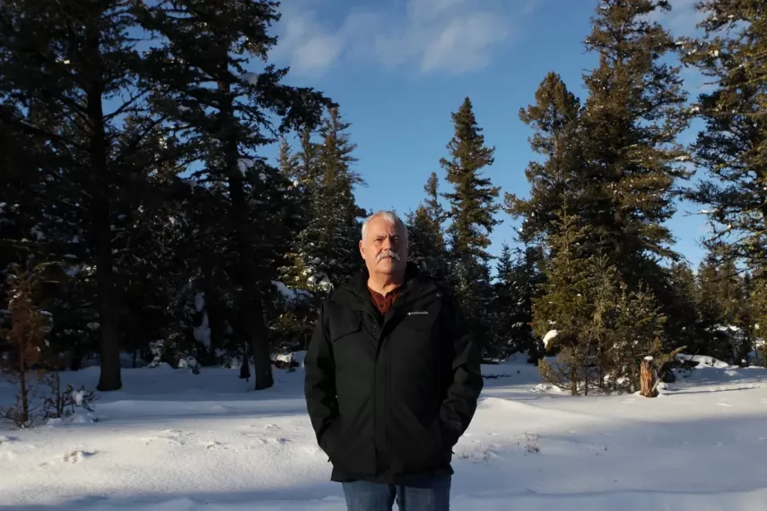 greg-blain_aaron-hemens Ashcroft Indian Band Chief Greg Blain says, 'Forestry is still happening, just not for us.' Aaron Hemens / The Globe and Mail