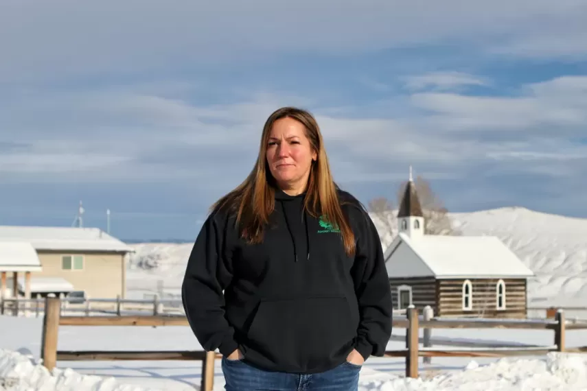 Ashcroft Indian Band administrator Jodene Blain has been sending letters to government officials regarding B.C.'s forestry policies, with a growing sense of frustration. Aaron Hemens / The Globe and Mail