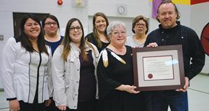 Nipissing First Nation received FMS Certificate